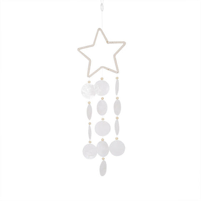 2+Simple Star Shell Suncatcher Hangings