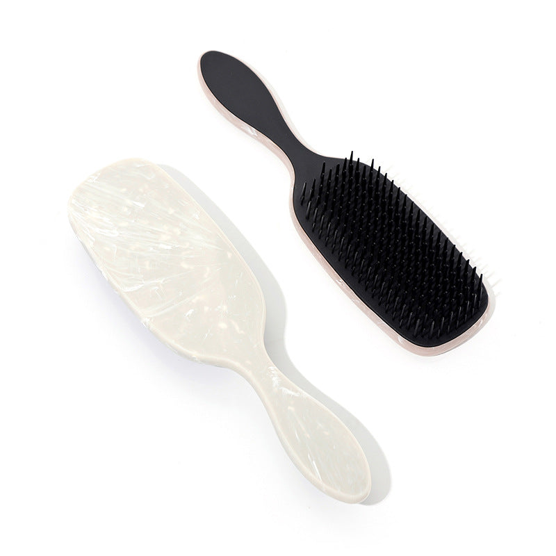 Marbled Handle Massage Air Cushion Comb