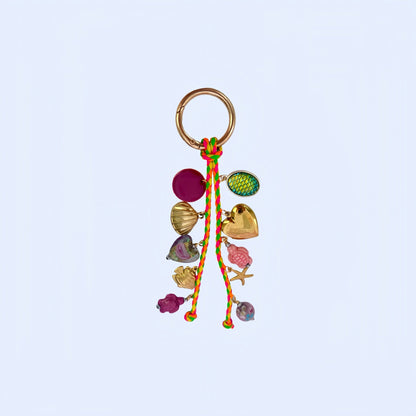 Retro Ocean Pendant Braided Bag Charms