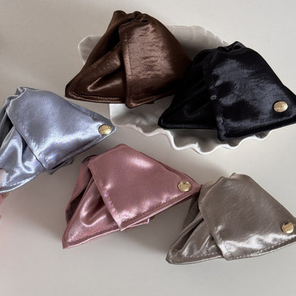 Chic Satin Triangle Hair Claw