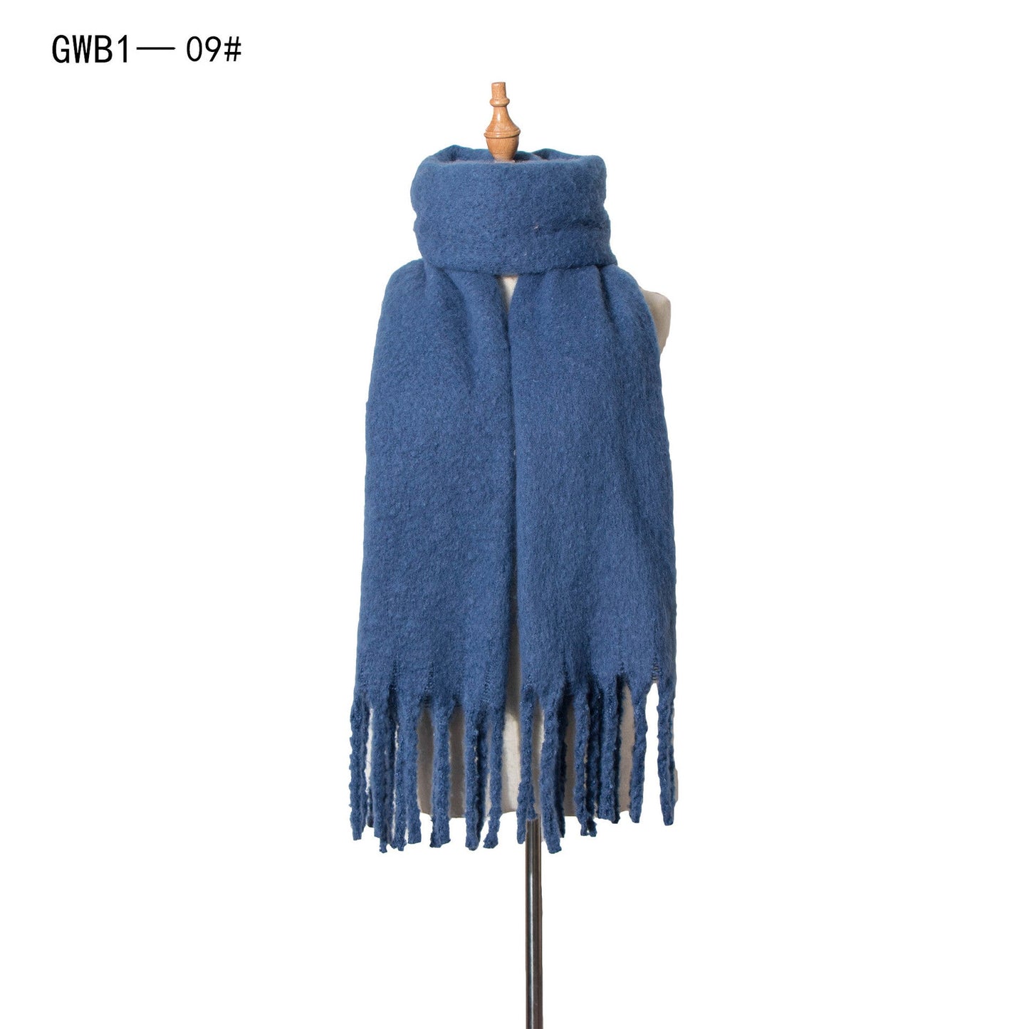 Solid Color Tassel Soft Scarves