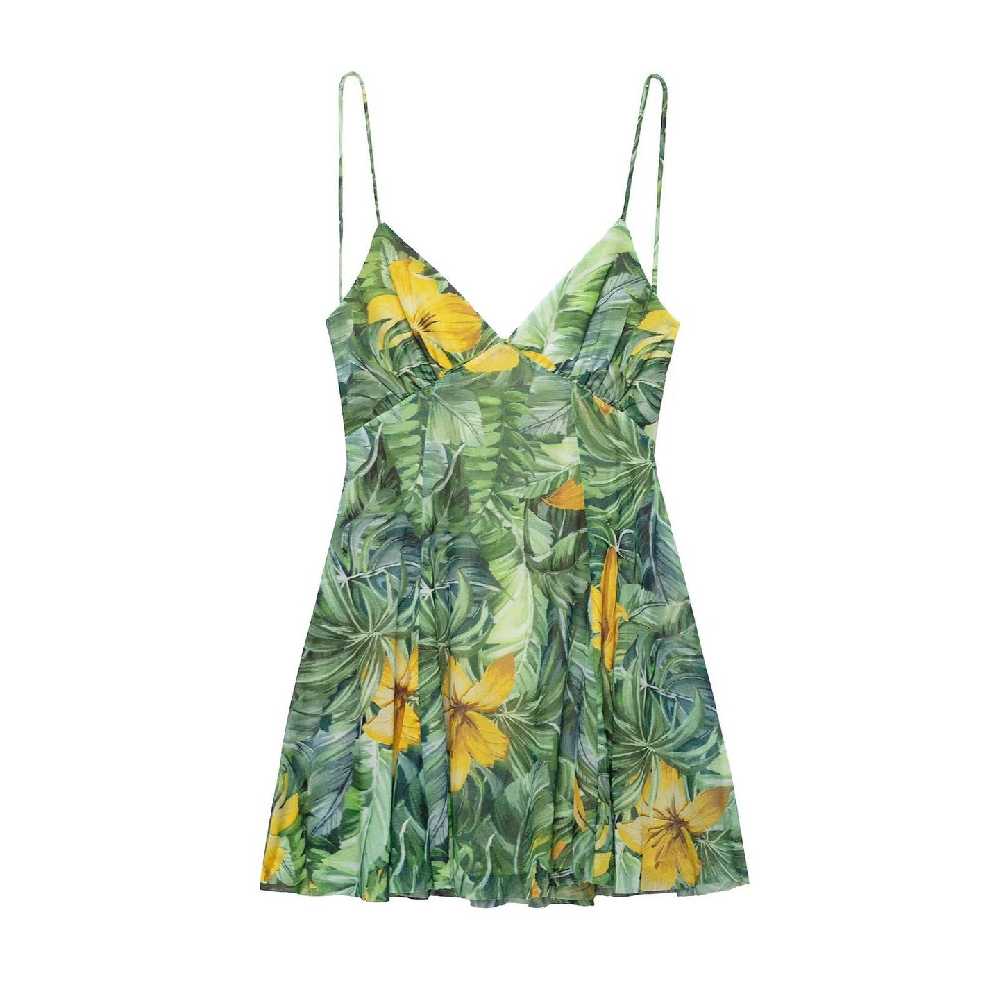 Sexy Backless Print String Mini Dresses