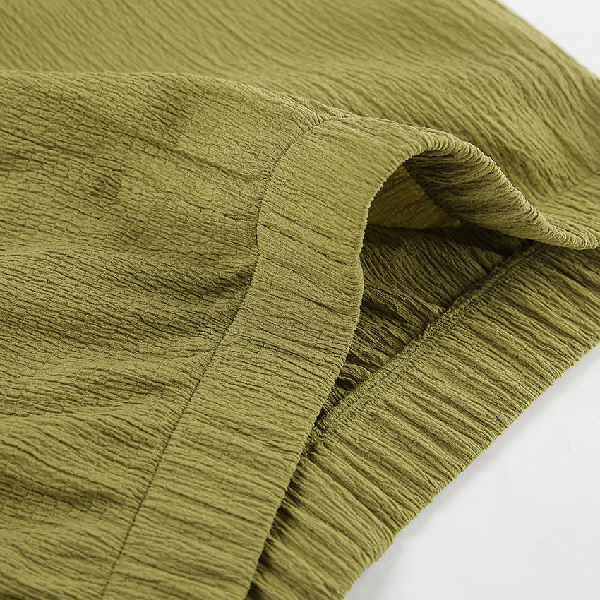 Casual Halter Backless Top and Pants Sets