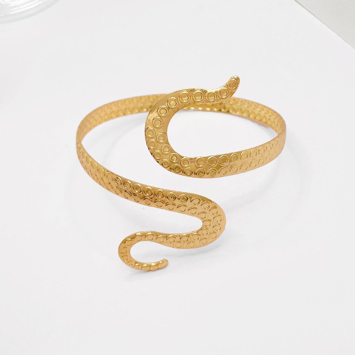 Serpentine Geometry Arm Cuff