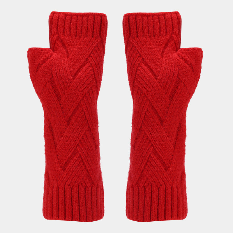 3PCS Solid Color Twist Hat & Scarf Sets