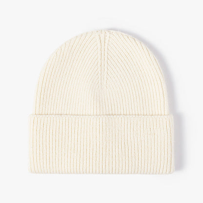 Solid Color Large Size Knit Beanie