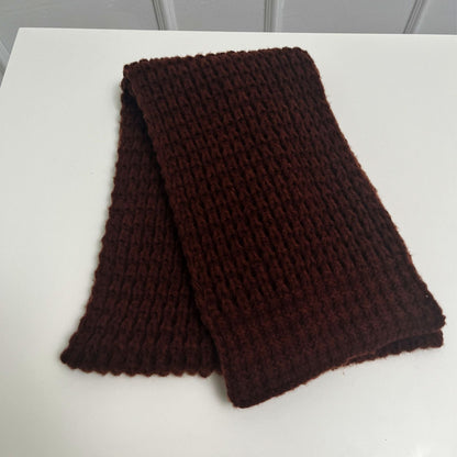 Solid Color Simple Soft Knit Scarve
