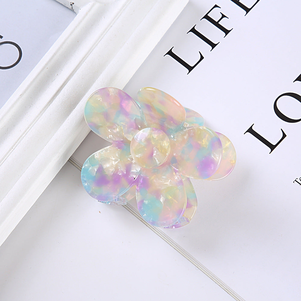 Elegant Floral Accessory Acetate Hair Claw