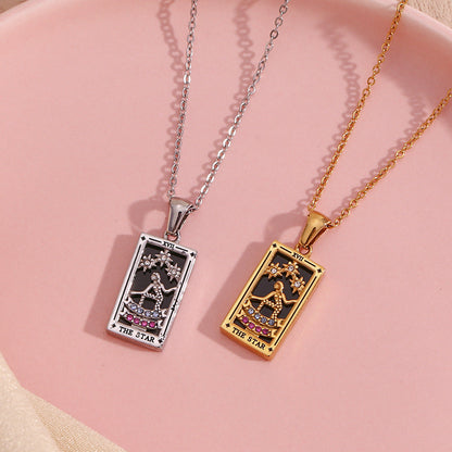 2+ Vintage Zircon Pendant Necklaces