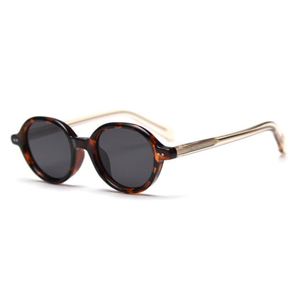 Retro Small Round Frame Polarized Sunglasses