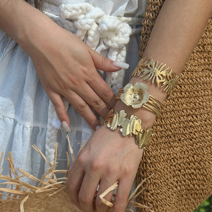 Vintage Irregular Hollow Geometric Bracelet