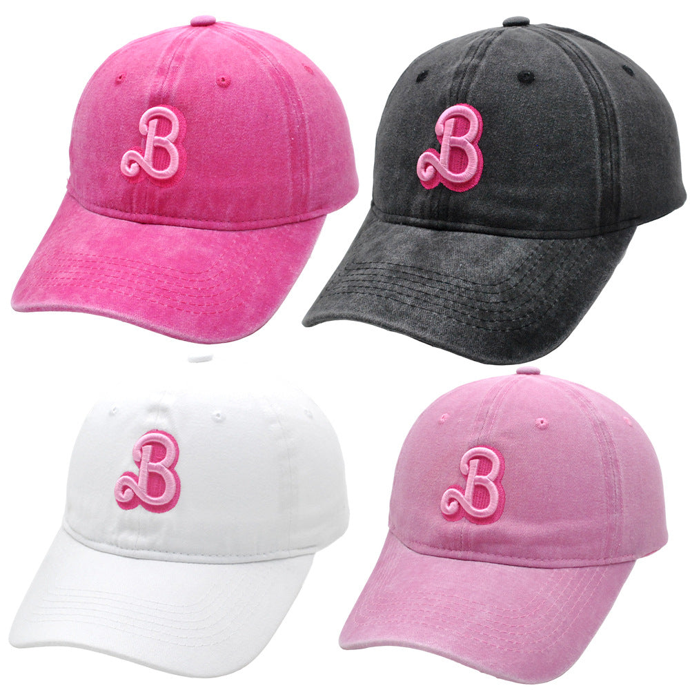Washed Embroidered Casual Baseball Caps