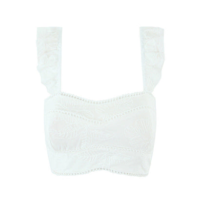 Sexy Embroidered Cami Top and Skirt Set