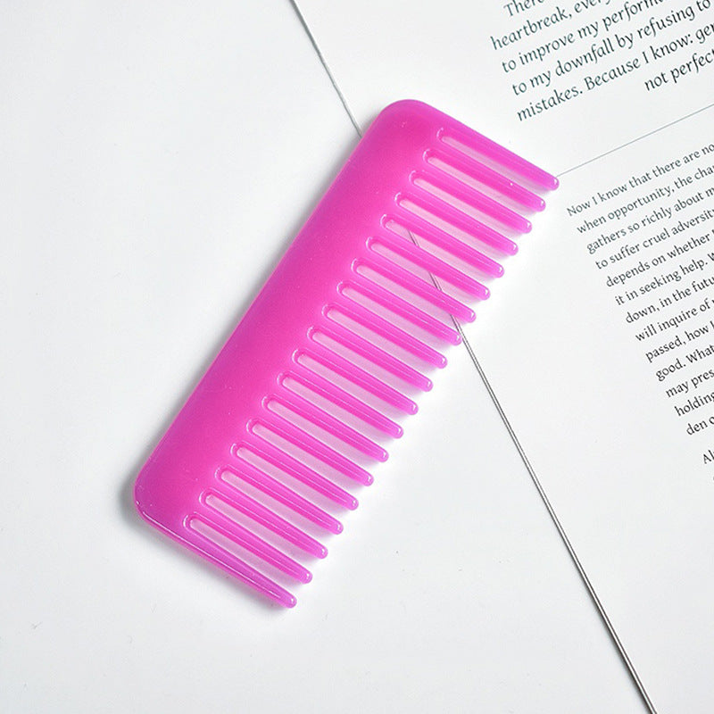 Acrylic Square Mini Portable Hair Combs