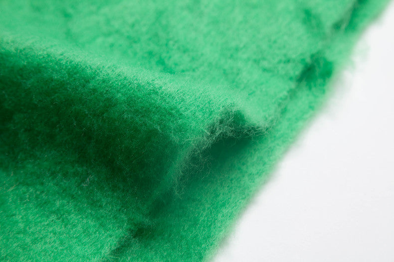 Simple Solid Color Tassel Scarves