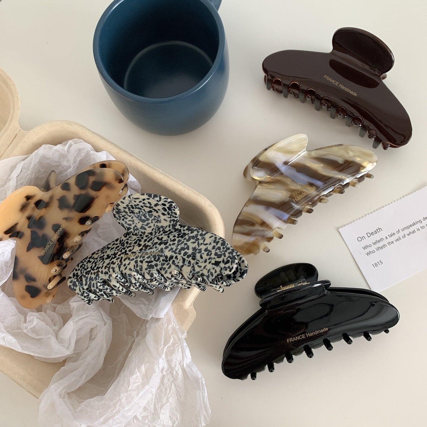 Simple Gentle Multicolor Claw Clip