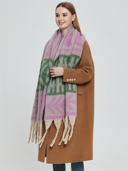 Contrast Color Print Tassel