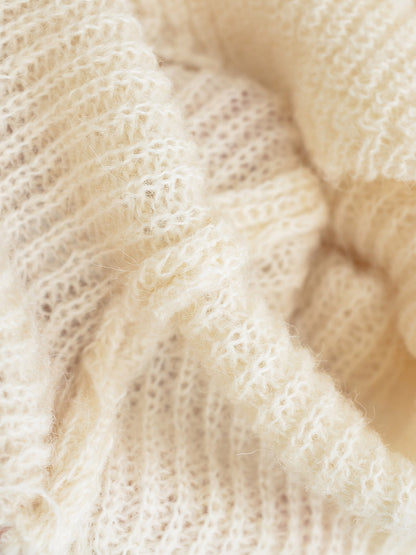 Trendy Asymmetric Hem Off-Shoulder Knit Top