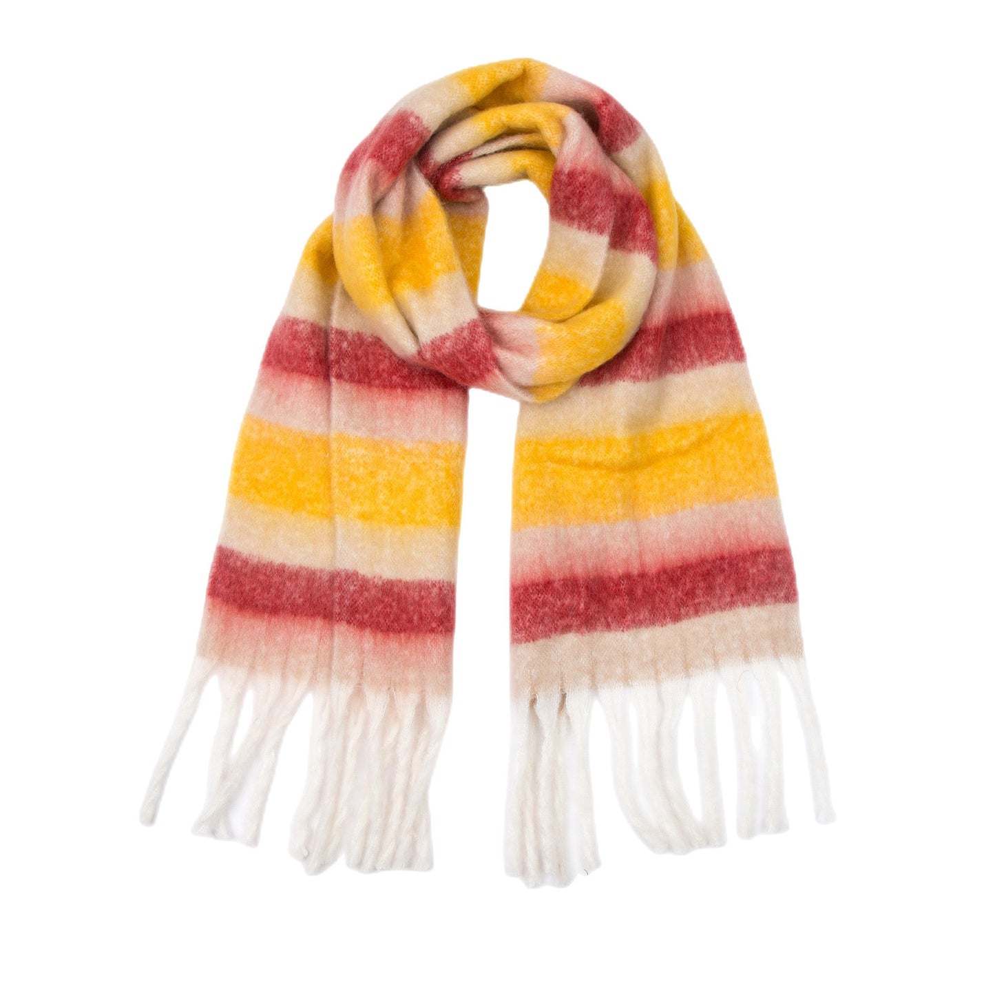 Coloful Plaid Tassel Scarves