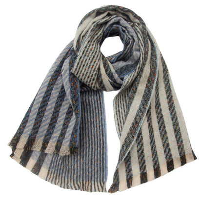 Vintage Stripe Patchwork Scarves