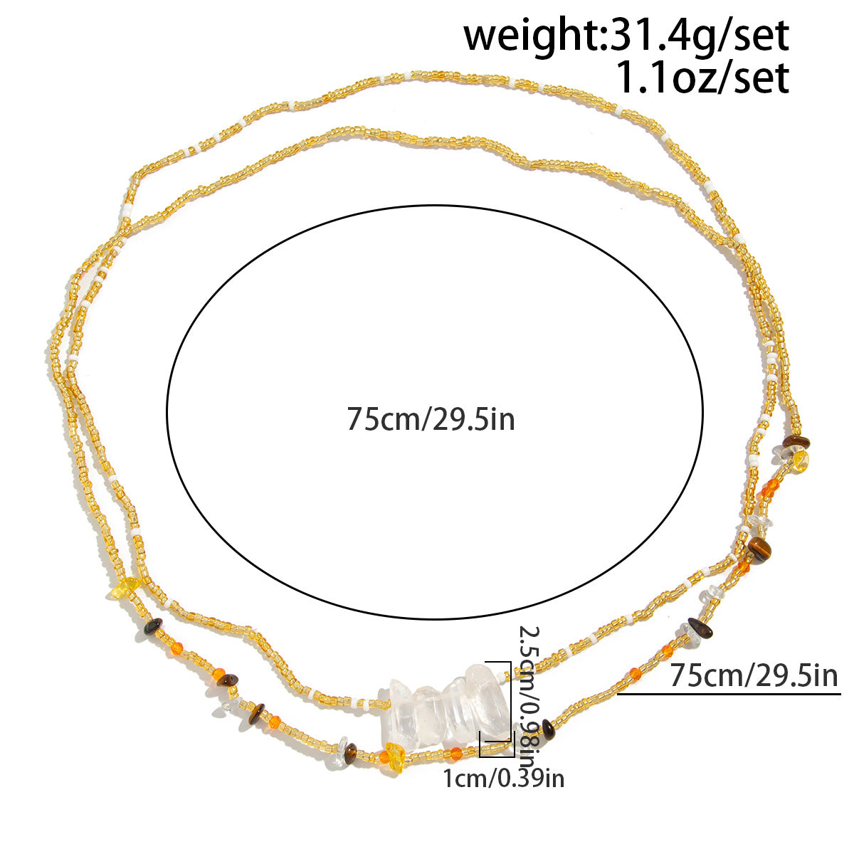 Sexy Beaded Crystal Stretch Body Chain