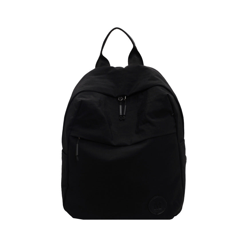 Casual Solid Color Portable Travel Backpack