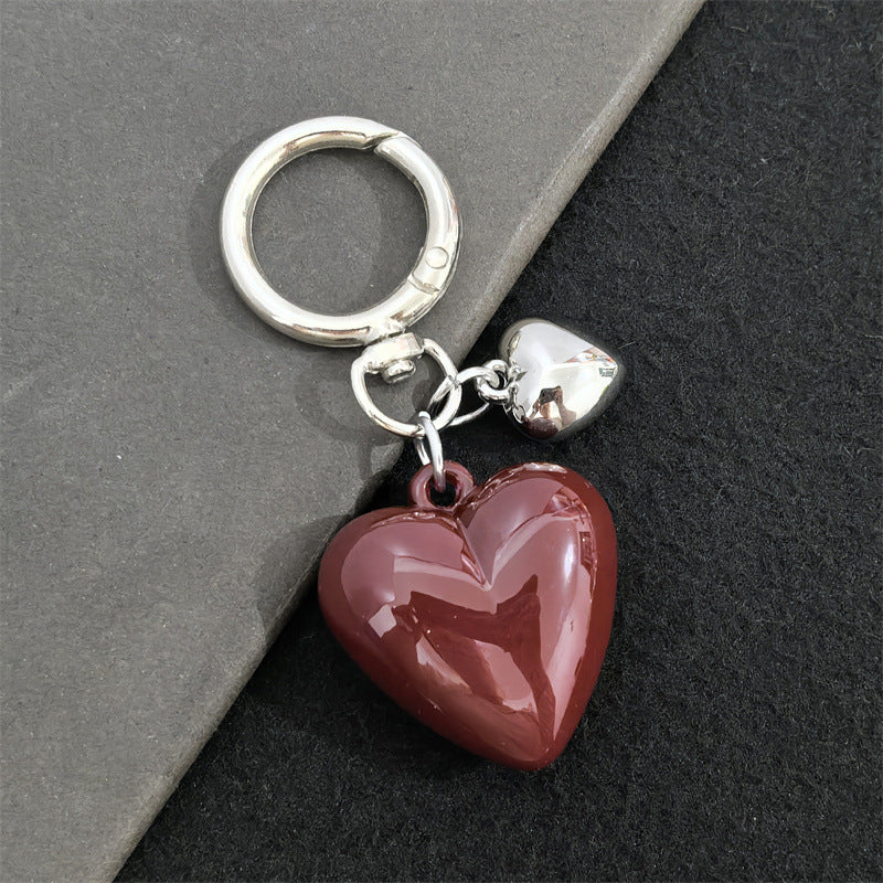 Simple Candy Color Love Bag Charms