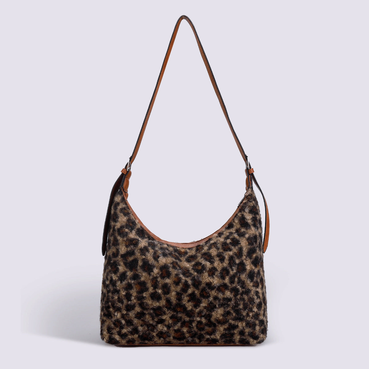 Trendy Leopard Print Shoulder Bag