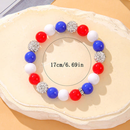 Stylish Star Pendant Love Beaded Bracelet