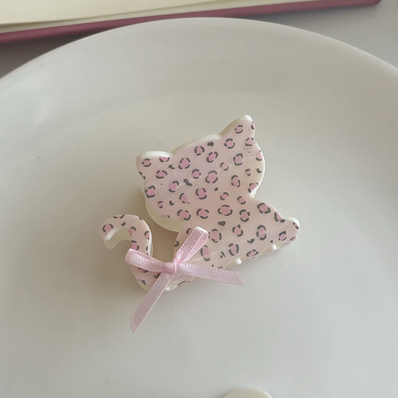 Cute Bow Flower Claw Clip