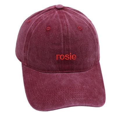 Vintage Washed Letter Embroidered Baseball Cap