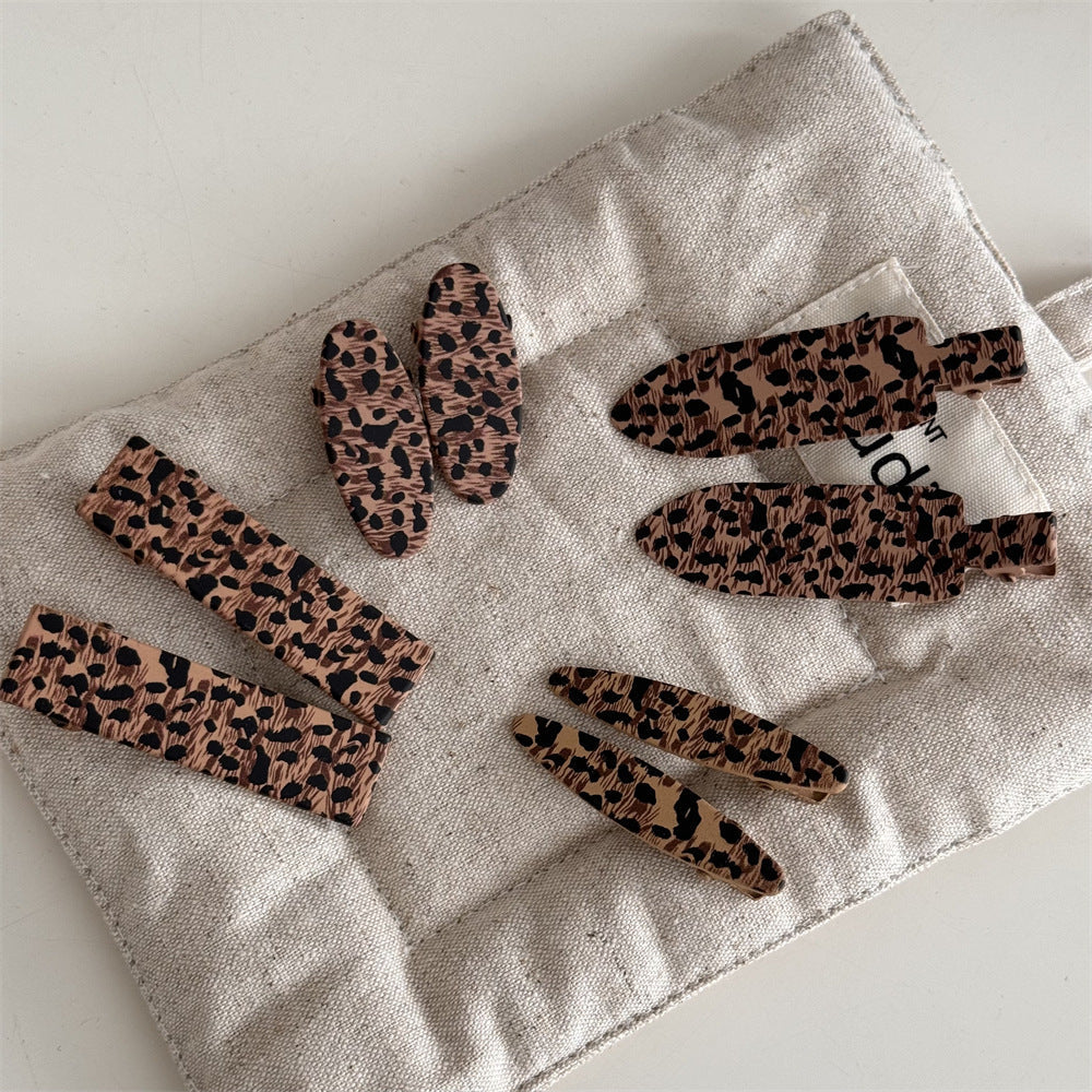 Leopard Simple Vintage Hair Clips