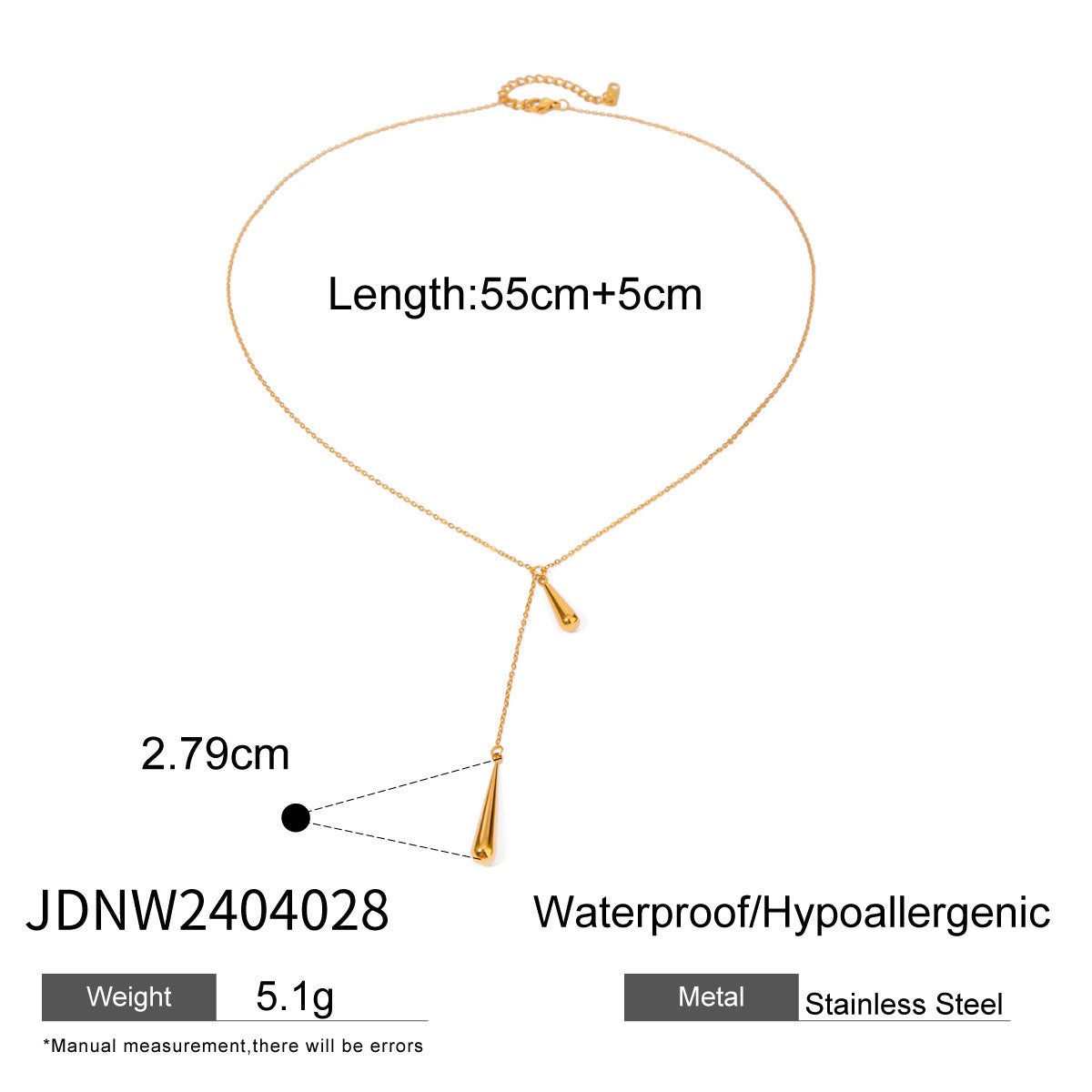 Chic Gold Plated Stainless Steel Choker Necklace