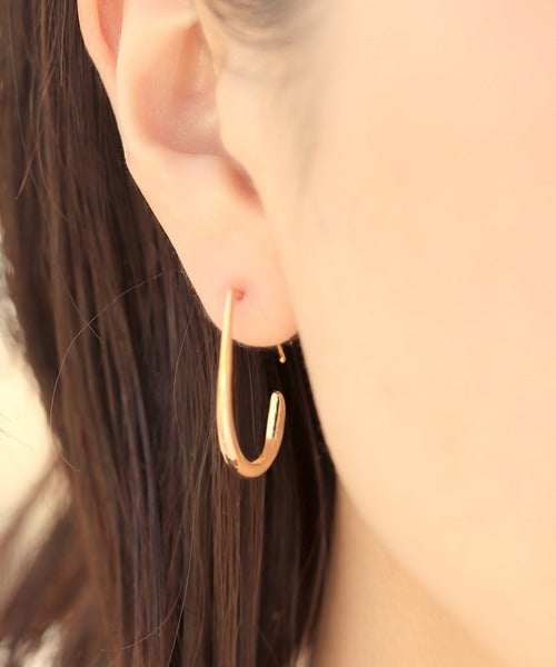 Trendy Geometric Teardrop Hoop Earrings