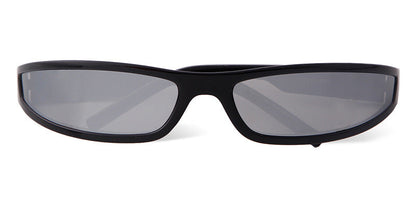 Trendy Small Narrow Frame Futuristic Sunglasses