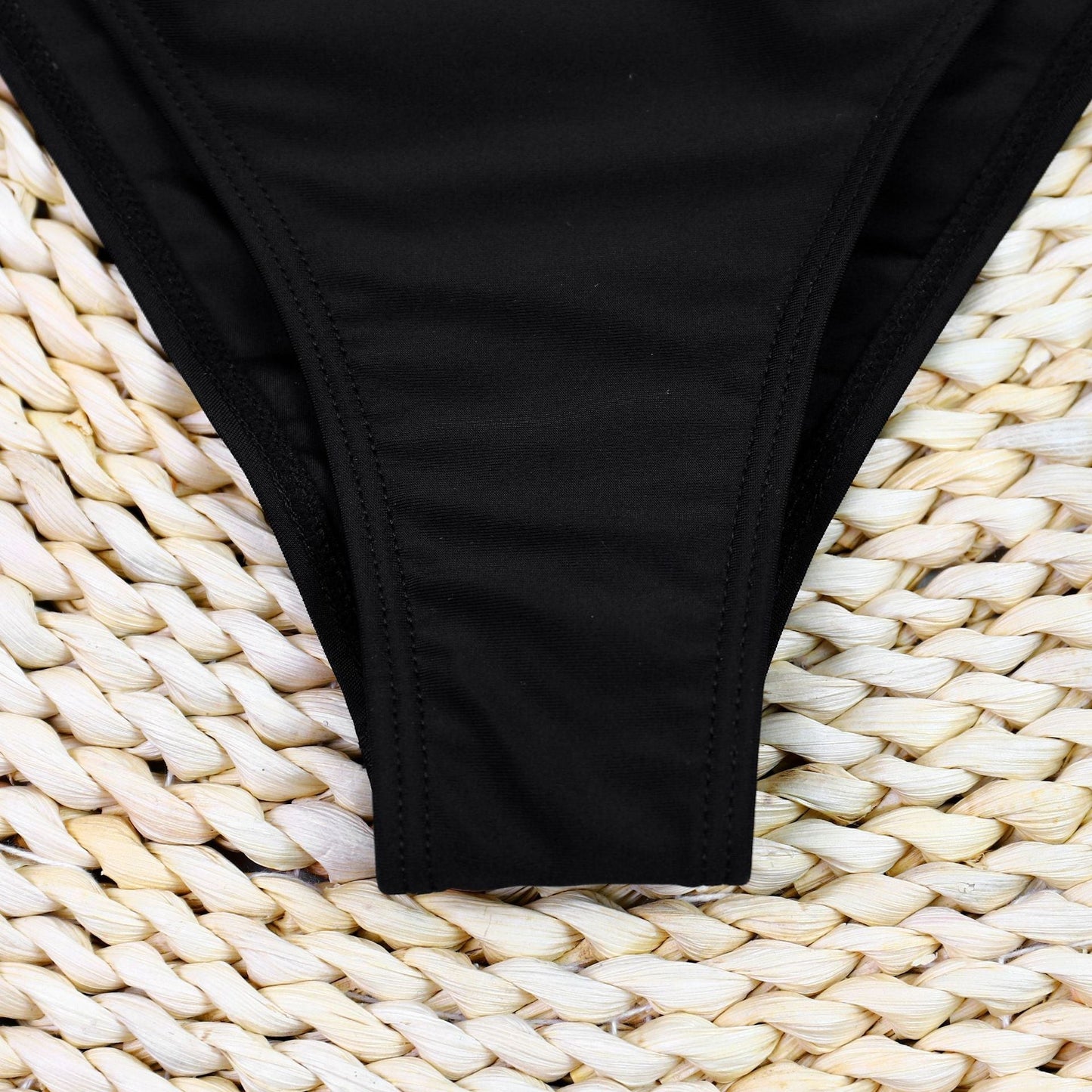 Black Sexy Hollow Out One Piece Swimwear