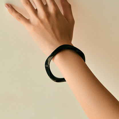 Simple Wave Irregular Acrylic Bracelets