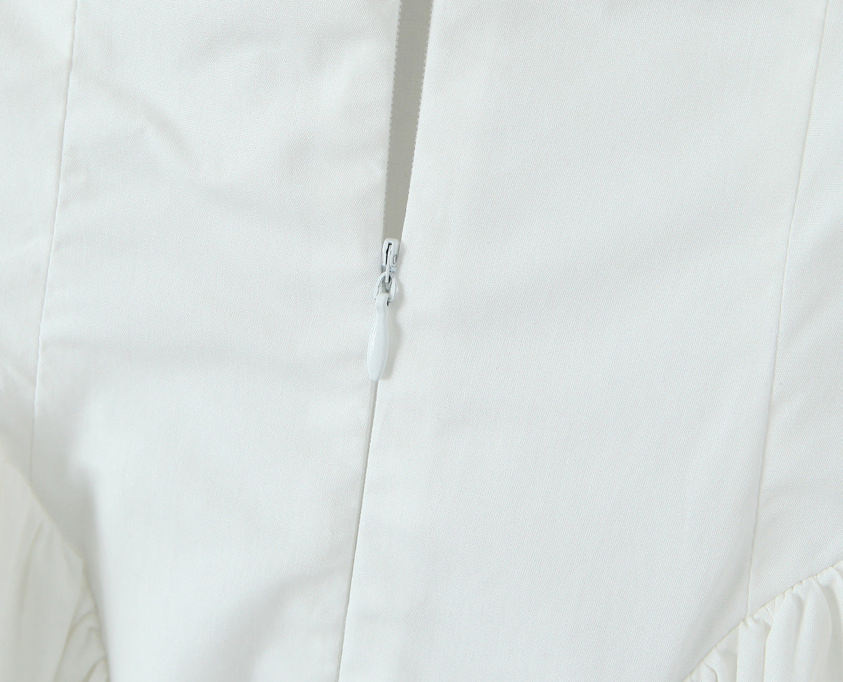 Vintage Floral Halter V-Neck Maxi Dress