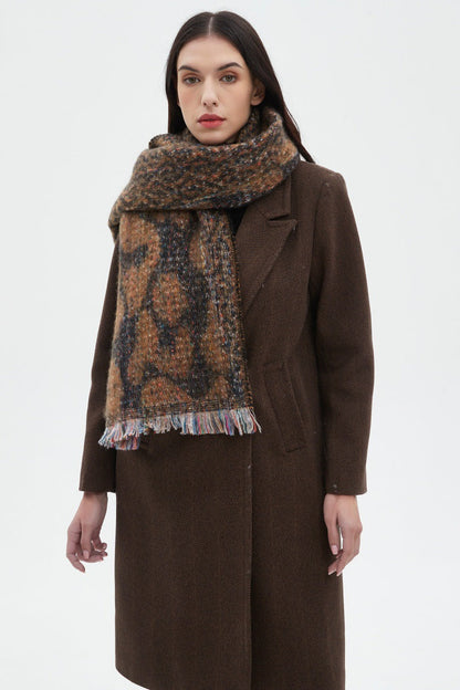 Leopard Print Contrast Color