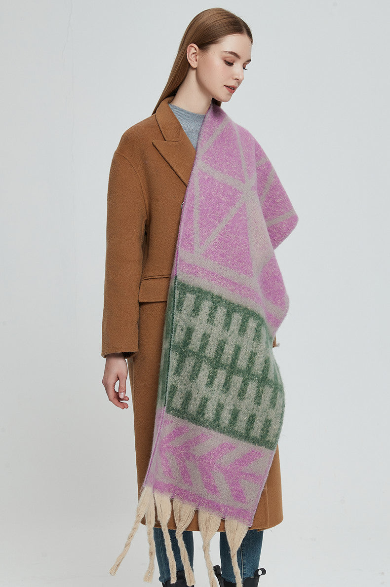 Contrast Color Print Tassel