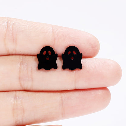 Funny Halloween Small Ghost Stud Earrings