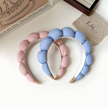 Sponge Twist Clouds Hairband