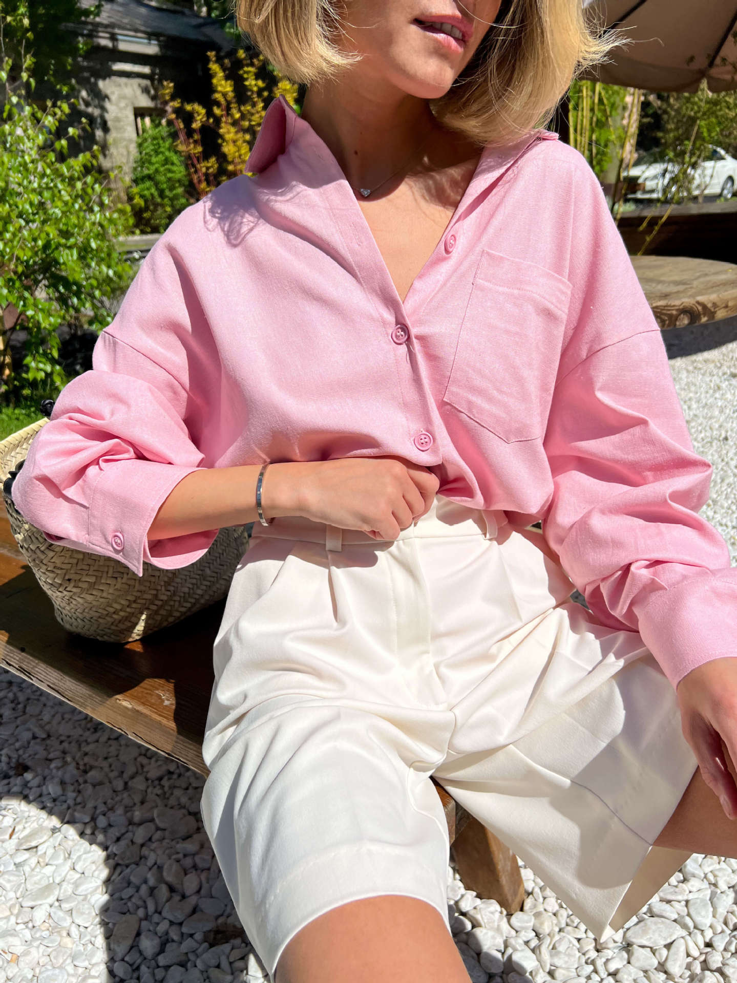 Casual Loose Stright Leg Suit Shorts