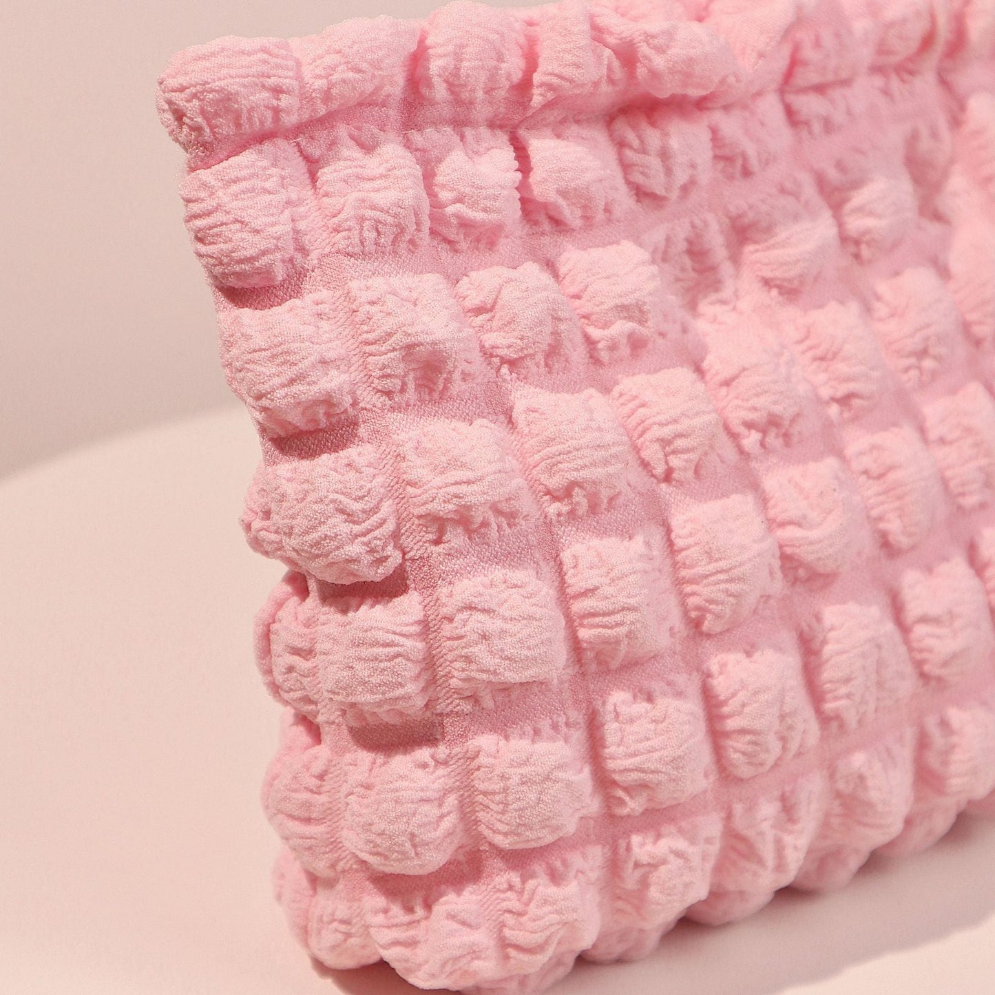 Solid Color Clody Puffer Coametic Bag