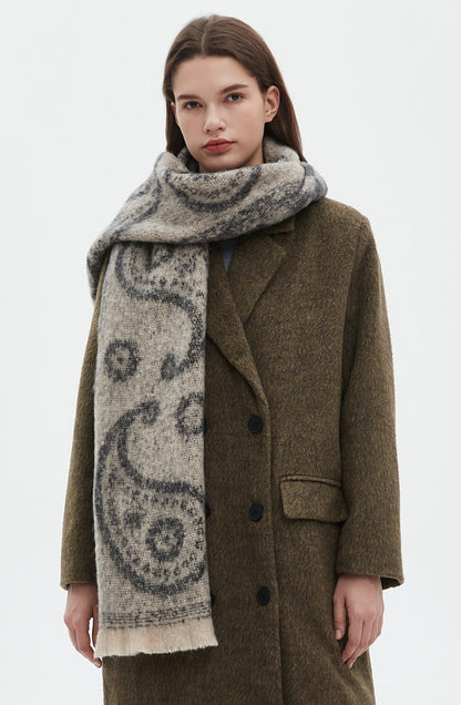 Plaid Print Vintage Scarves