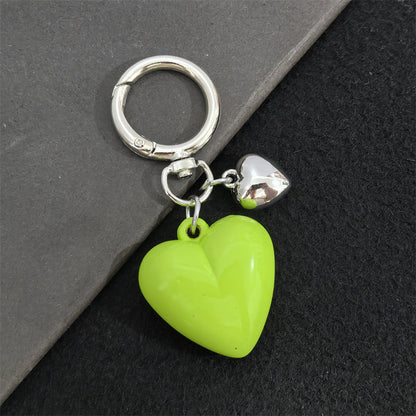 Simple Candy Color Love Bag Charms