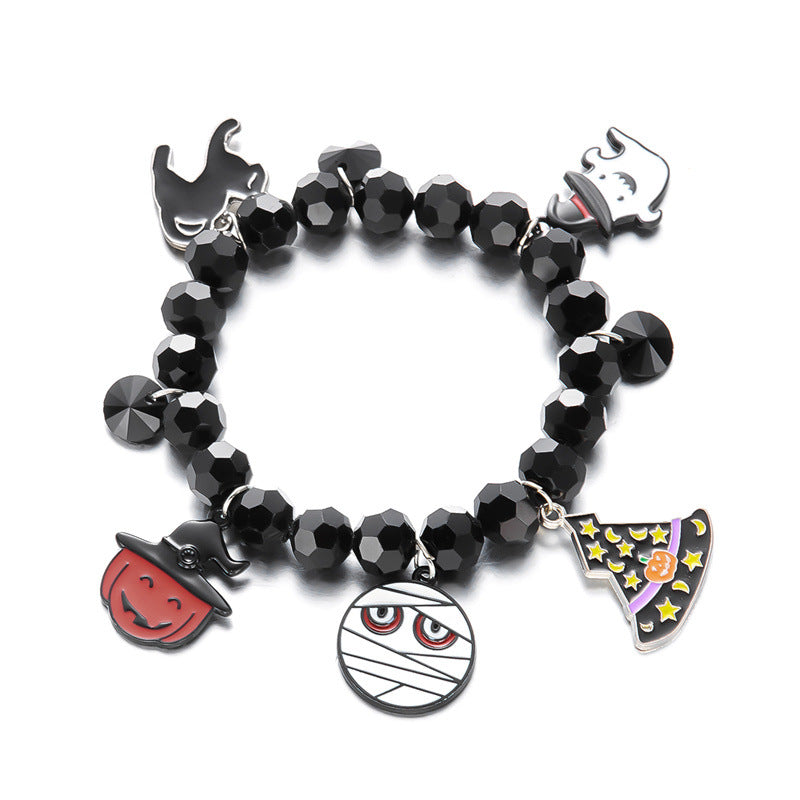 Halloween Funny Pumpkin Spider Ghost Bracelet