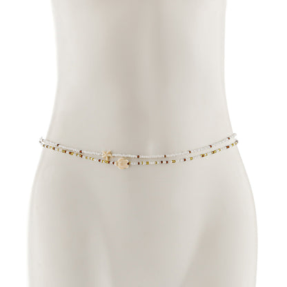 Star Beaded Double Layers Waist Chain