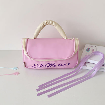 Cute Bow Knot Handheld Storage Bag