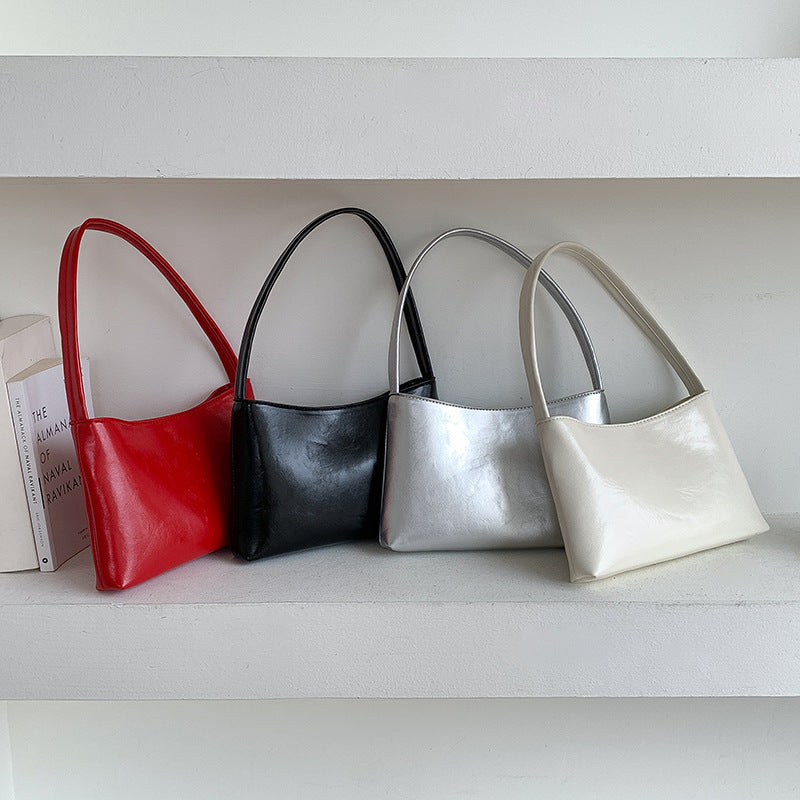 Solid Color Casual Square Tote Bag